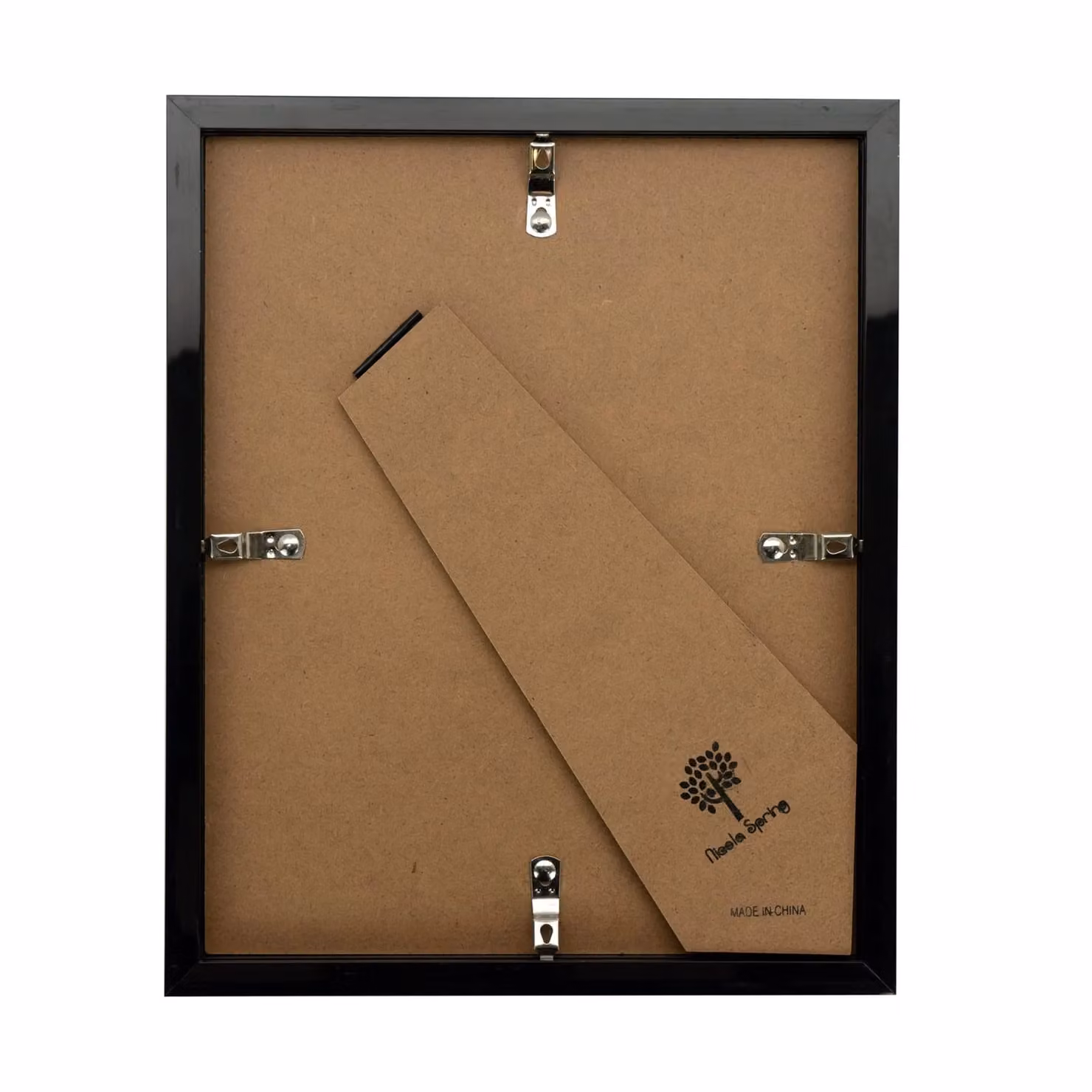 Nicola Spring Black 3D Box Photo Frames with 4 x 6 inch Mount, Pack of 2 – 4