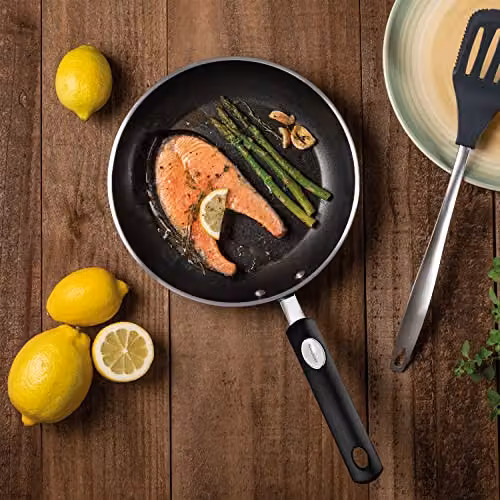 Tramontina Non-Stick Aluminium Frying Pan with Silicone Handle, 1.6 l, Grey/Black – 2
