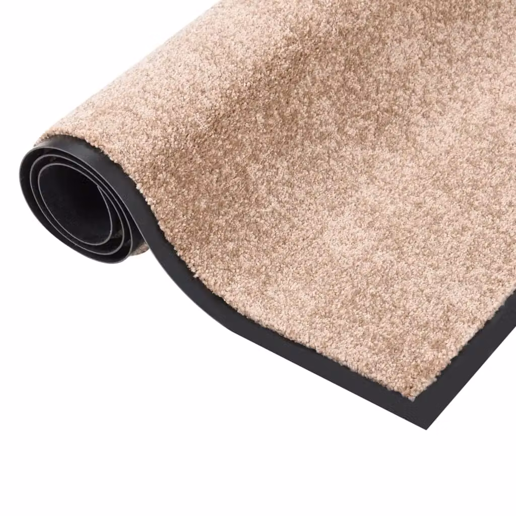 Berkfield Home Non-Slip Rectangular Doormat, Beige, W: 80 cm, D: 120 cm – 2