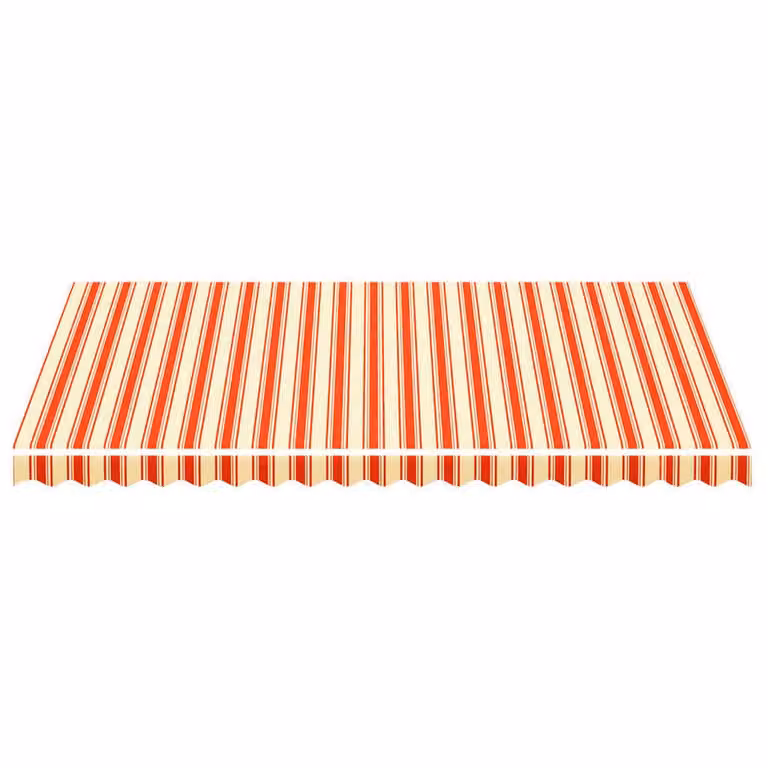 Berkfield Home Replacement Awning Fabric in Yellow and Orange, W 4.5 m x D 3 m