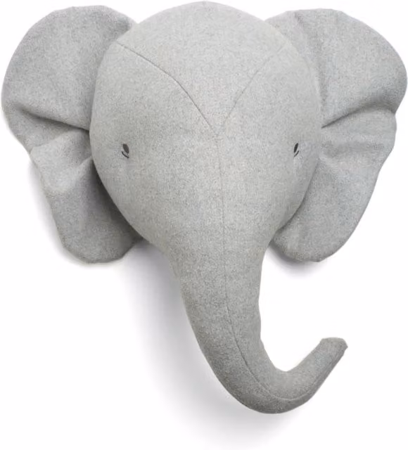 Mamas & Papas Born to be Wild Grey Animal Wall Head Decor