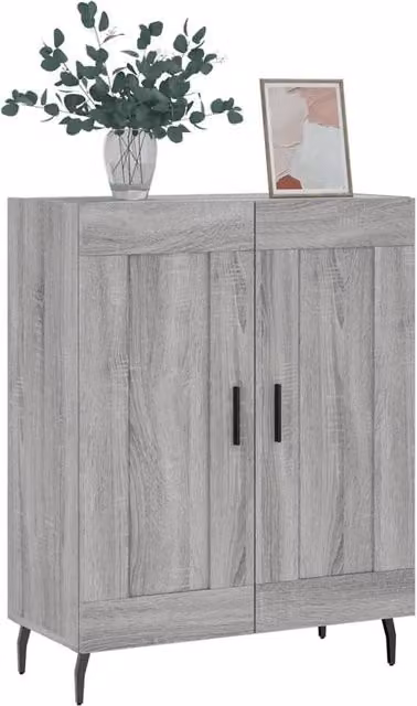 Berkfield Home Grey Sonoma Sideboard, W/D/H: 69.5 x 34 x 90 cm – 1