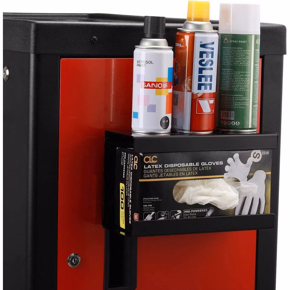 Spetlek Magnetic Disposable Glove Dispenser and Wall Mounted Storage Box in Black – 3