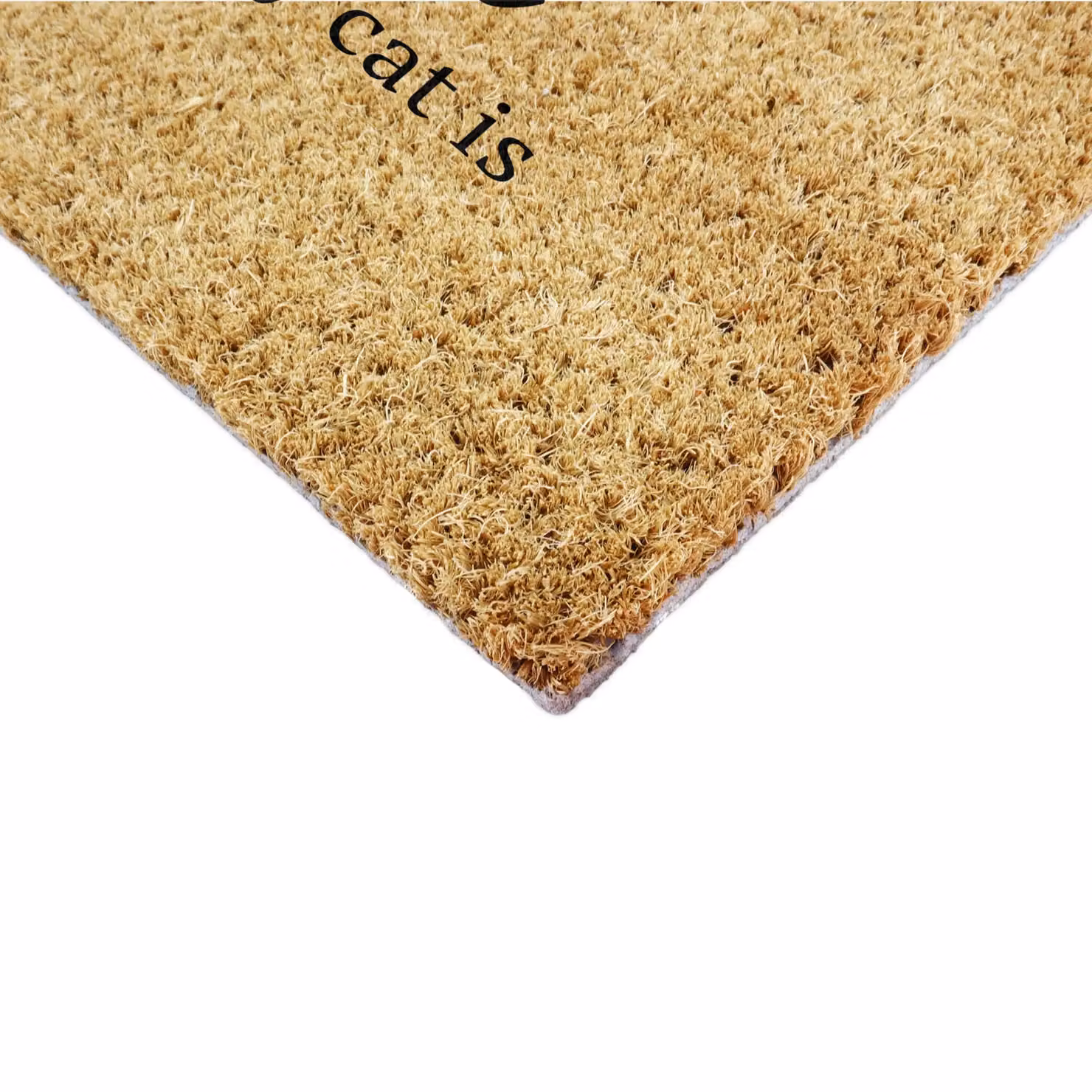 Artsy Mats Is Where My Cat Is Coir Doormat, Brown, W: 90 cm, D: 60 cm – 5