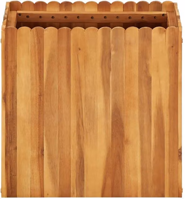 Berkfield Home Garden Raised Bed in Brown Solid Acacia Wood, W/D/H: 50 x 30 x 50 cm – 1