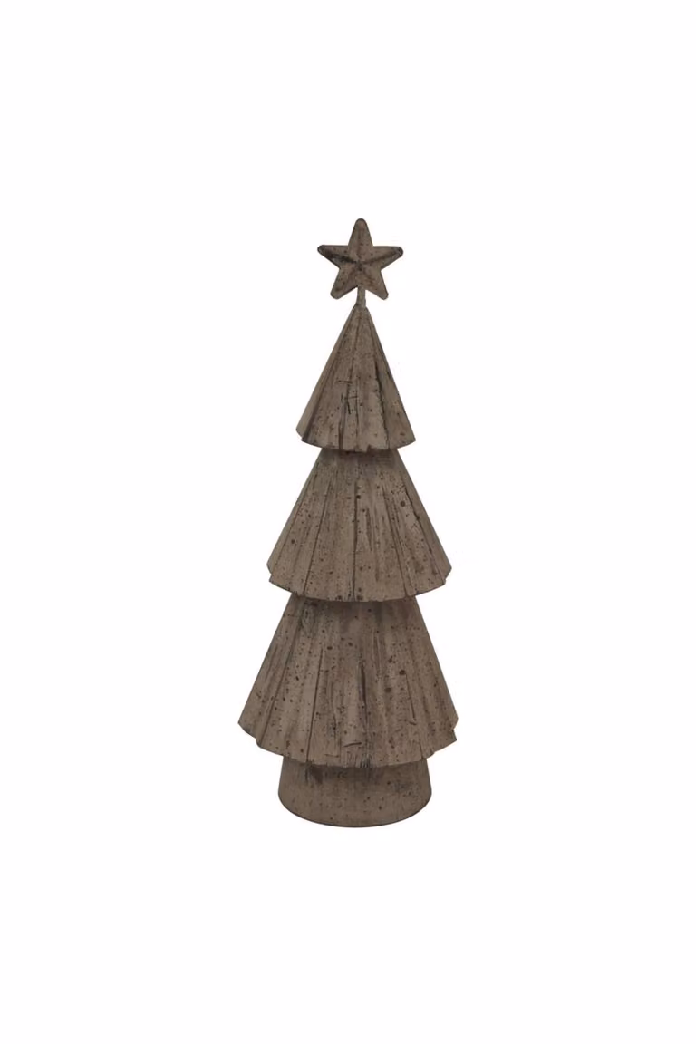 KDMD Rustic Bough Tree with Star in Brown