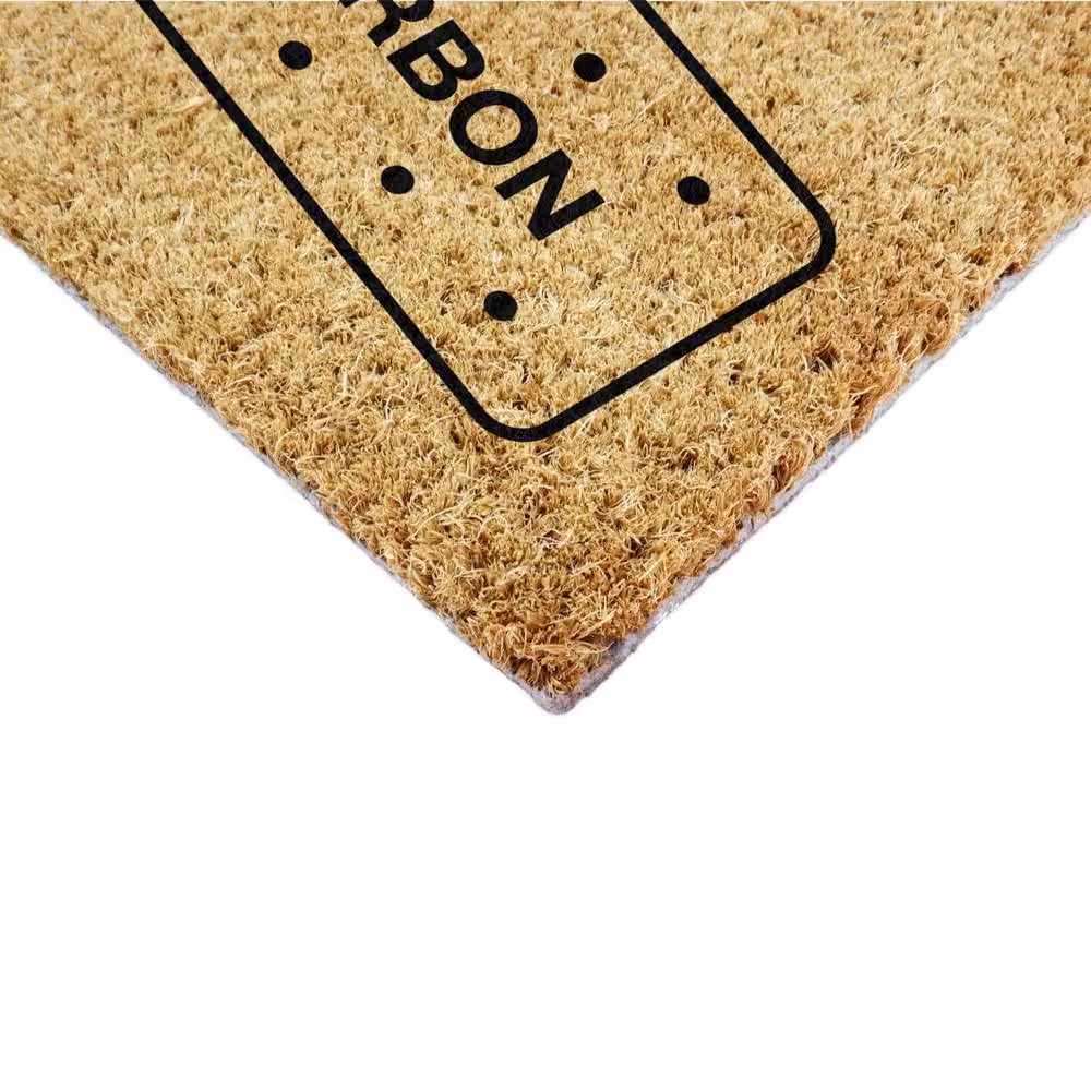 Artsy Mats Bourbon Biscuit Coir Doormat in Brown, W/D/H: 90 x 60 cm – 4