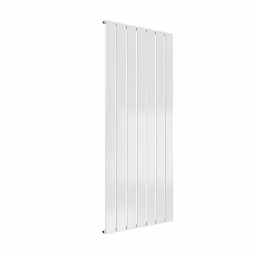 Bathroom Kingdom Reina White Steel Single Flat Panel Vertical Radiator H 160 cm x W 51.4 cm – 1