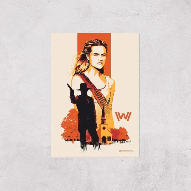 Westworld Dolores Abernathy A2 Giclee Art Print, Multicolour Paper Illustration