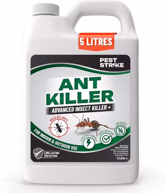 Pest Strike Ant Killer Spray for Indoor and Outdoor Use, Green and White