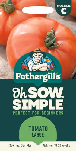 Mr Fothergill's Oh Sow Simple Red Tomato Large Vegetable Seeds