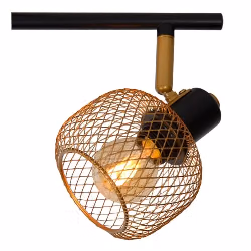 Lucide Maren Ceiling Spotlight in Gold/Brass with 4x E14 Sockets – 4