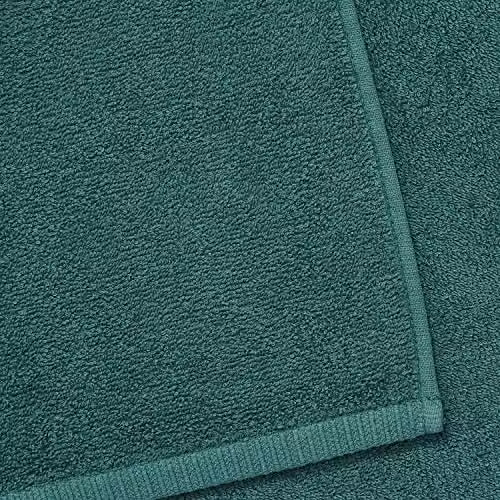 Catherine Lansfield Quick Dry Fluffy Cotton Terry Hand Towel in Green – 2