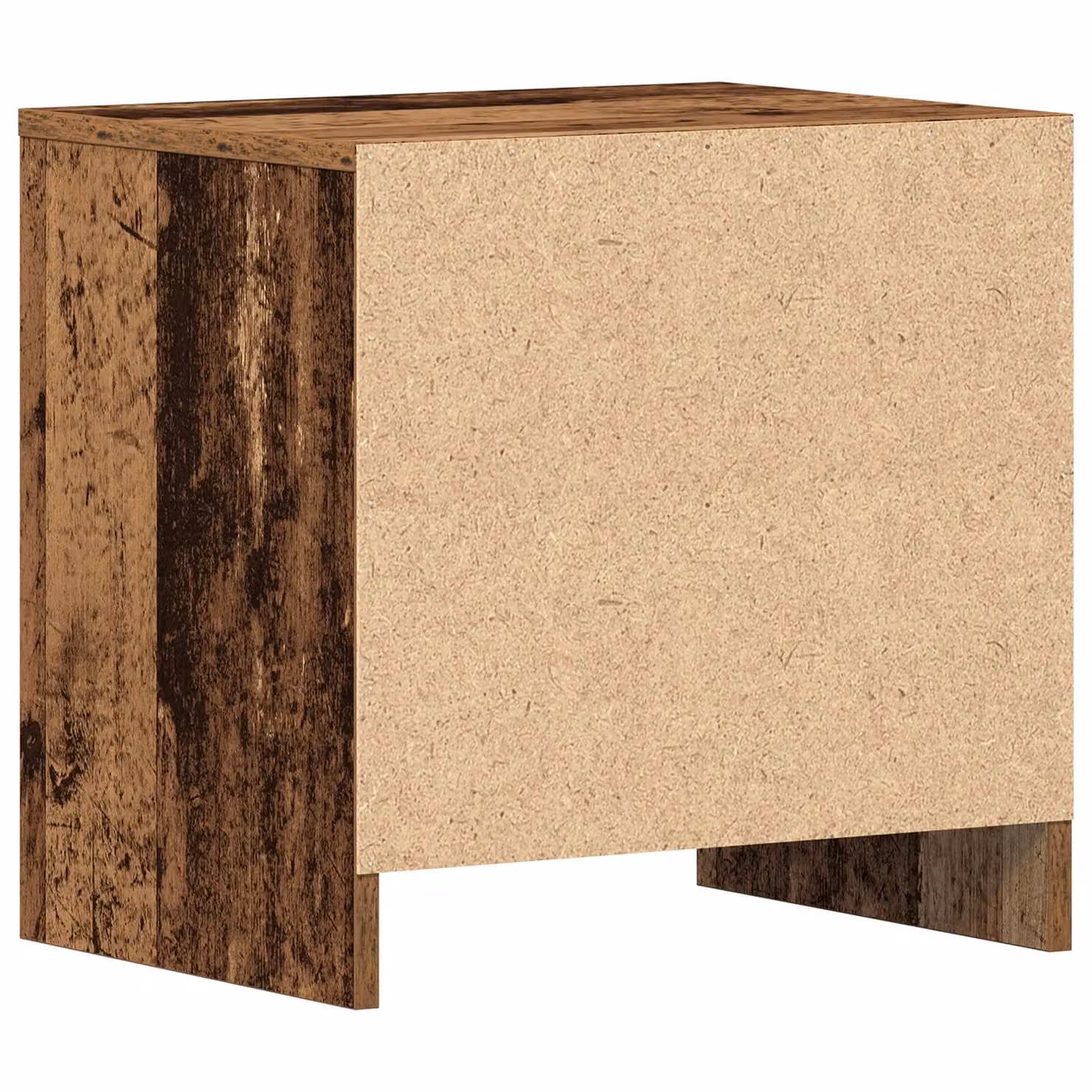 Berkfield Home Set of 2 Bedside Cabinets in Old Wood Brown, W/D/H: 45 x 34 x 44.5 cm – 3