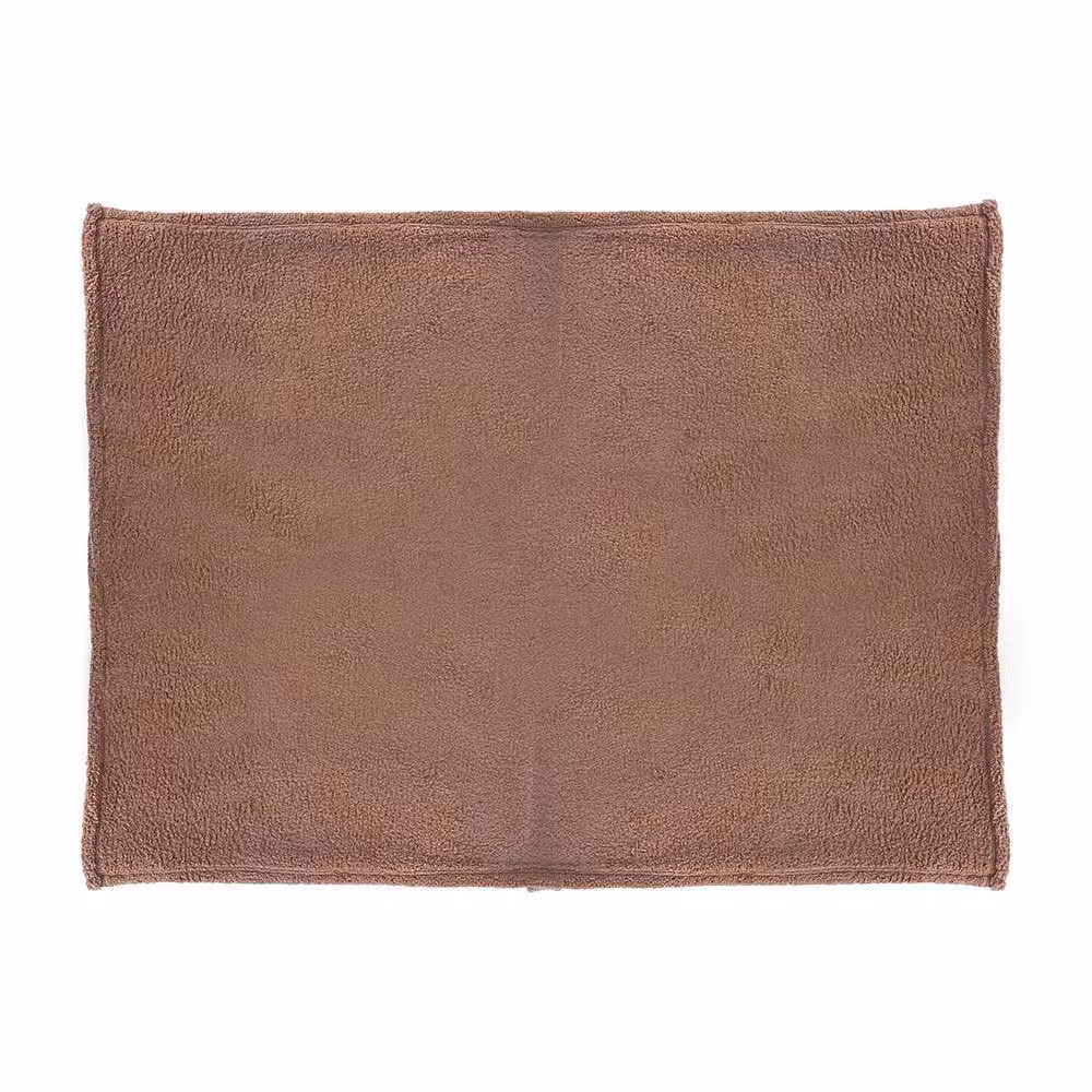 Voltico Super Soft Cuddle Throw Blanket in Light Brown, W: 130 cm, L: 180 cm – 2