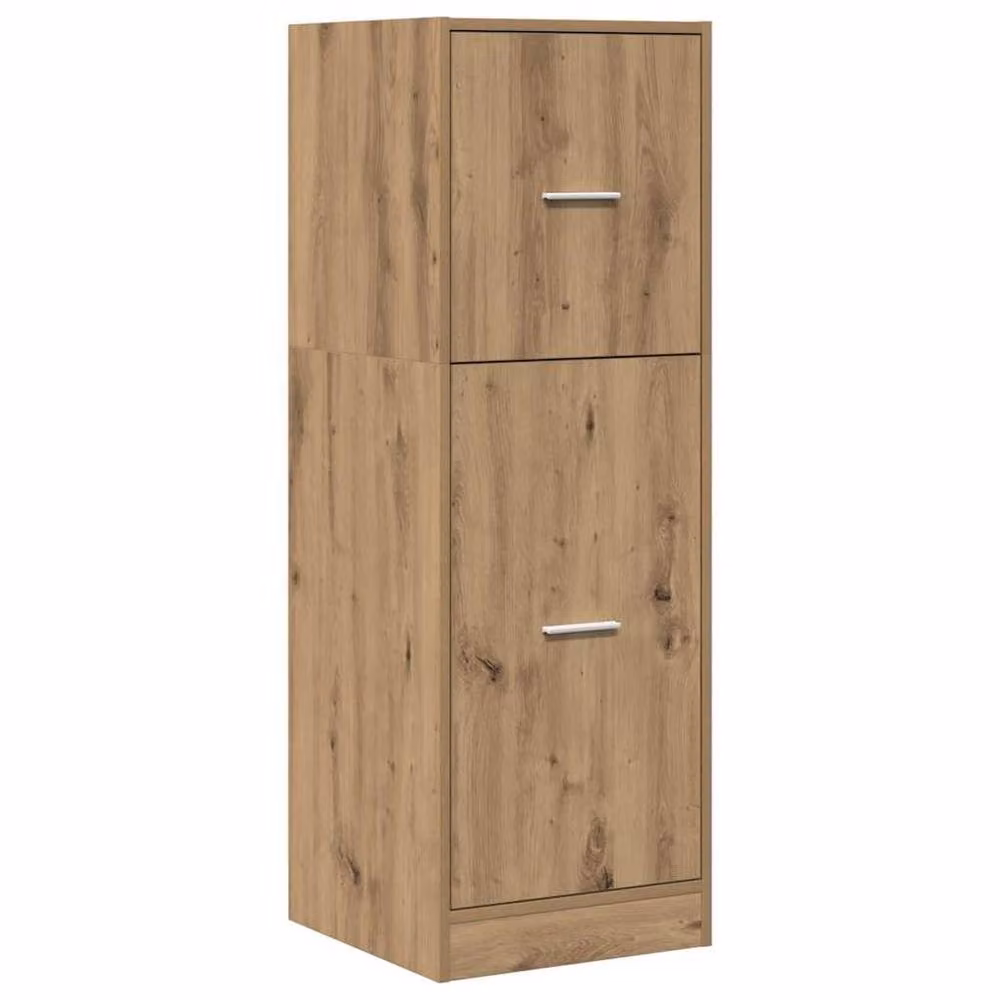 Berkfield Home Elegant Apothecary Cabinet in Artisan Oak, Brown, W: 40 cm, D: 41 cm, H: 118 cm – 2