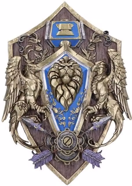 Nemesis Now World of Warcraft Alliance Wall Plaque, Multicolour, 30 cm