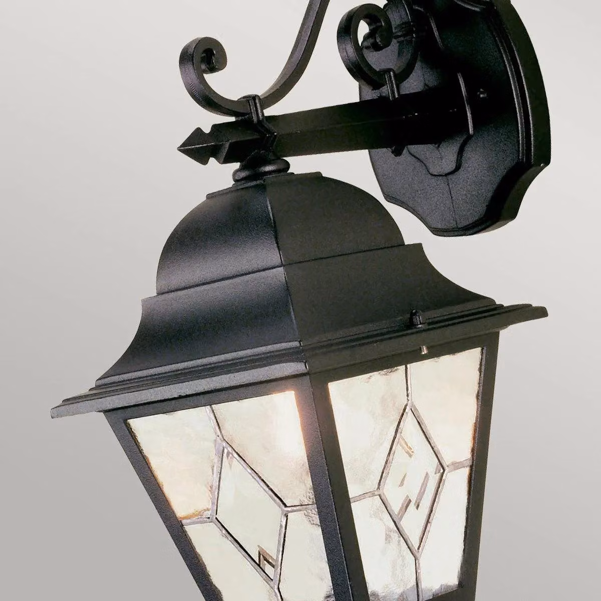 Netlighting Norfolk Black Outdoor Wall Lantern Light IP43 E27 – 3