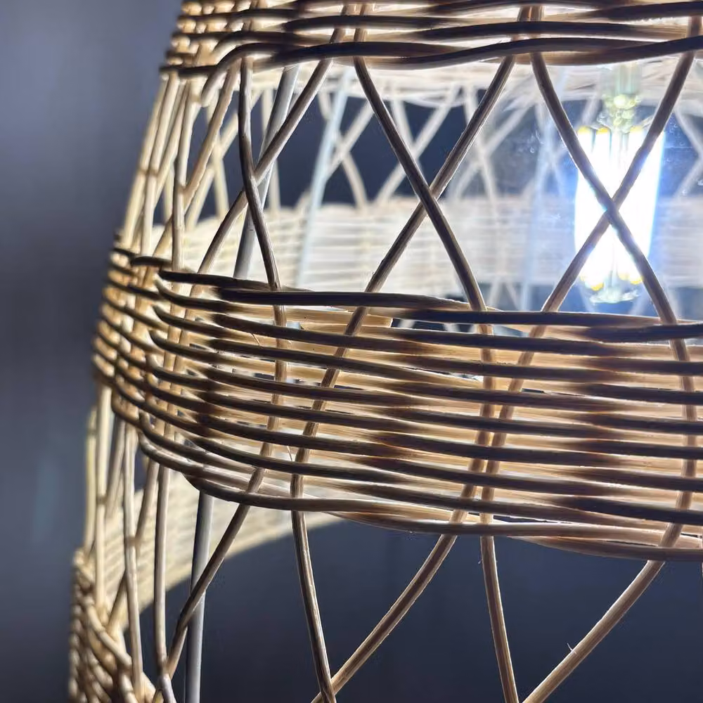 CGC Lighting Mosi Natural Rattan Round Lampshade – 5
