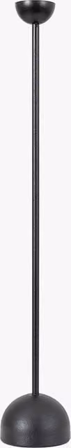 Perch & Parrow Svelte Large Taper Candlestick in Black Metal