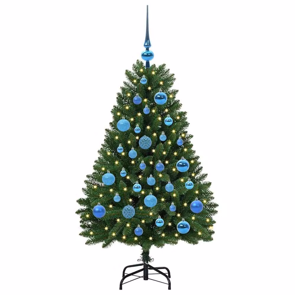 Berkfield Home Artificial Green Christmas Tree with Stand, Height: 120 cm – 3