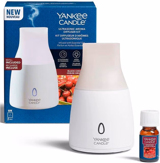 Yankee Candle White Electric Tabletop Diffuser Starter Kit