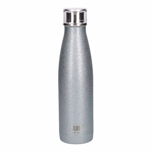 BUILT New York Double Walled Stainless Steel Insulated Water Bottle, Silver, 348 ml – 1