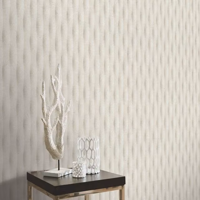 Erismann Abstract Stone Look Vinyl Wallpaper in Beige