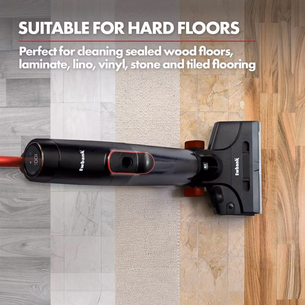 Ewbank HYDROH1 Cordless 2-in-1 Wet and Dry Vacuum and Hard Floor Cleaner, Black – 4