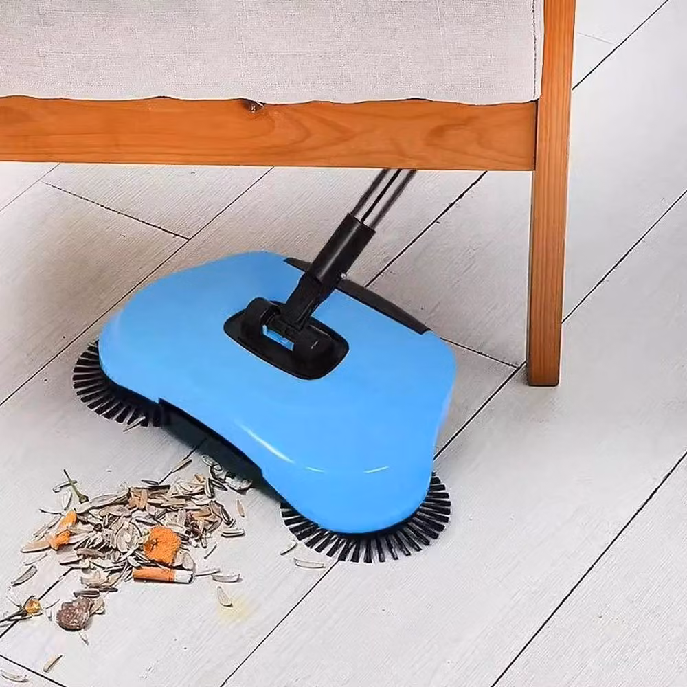 SPETLEK Hand Push Sweeper and Mopping Machine in Blue, W/D/H: 100 x 15 x 103 cm – 2