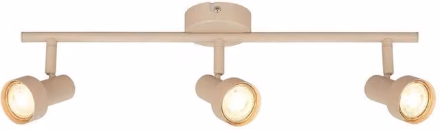 Briloner Beige Metal Adjustable Ceiling Spotlight for GU10 Bulbs, W: 47.5 cm – 1