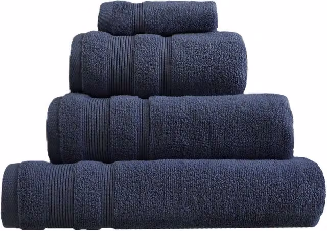 Allure Bath Fashions Luxury Zero Twist Egyptian Cotton Towel Set in Blue – 1