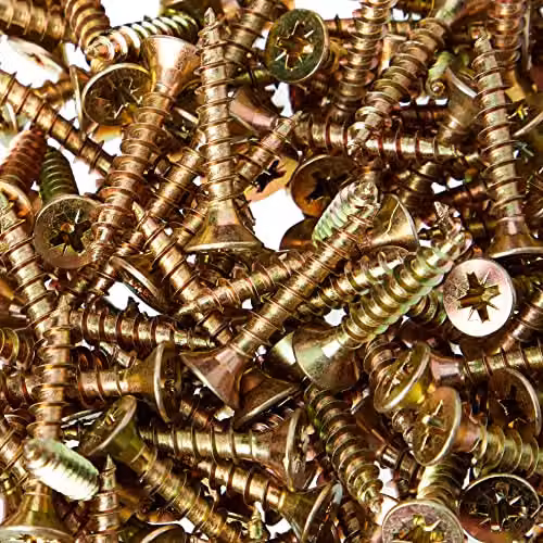 Forgefix Multi-Purpose Pozidriv Chipboard Self-Countersinking Screws, Silver, 5.0 x 30 mm – 2