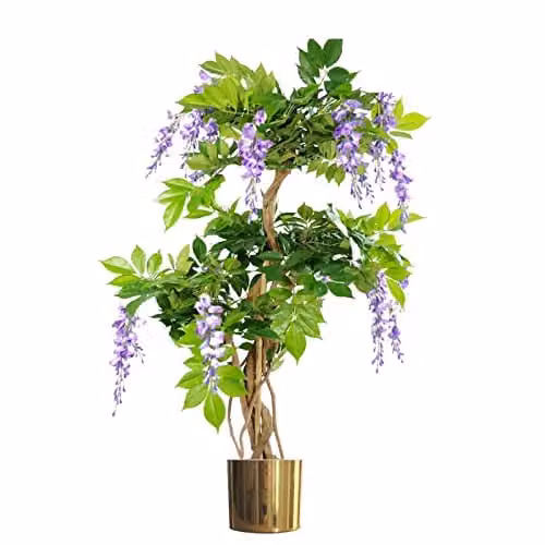 Botanik Luxury Multicolour and Purple Artificial Flowering Tree