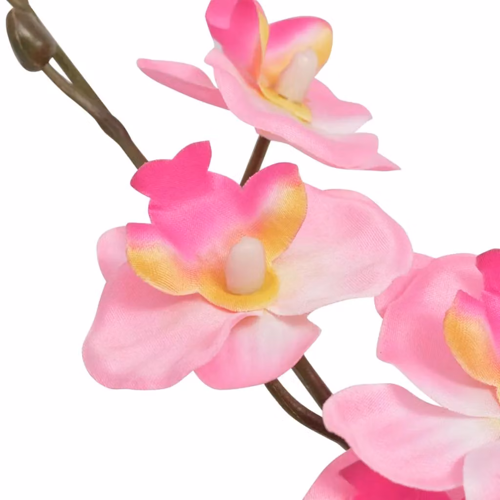 Berkfield Home Pink Artificial Orchid Plant with Pot, Height: 30 cm – 2