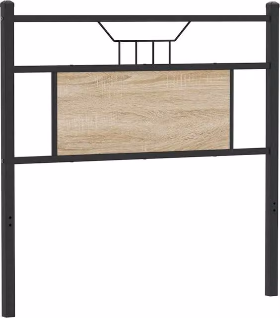 Berkfield Home Sonoma Oak Headboard in Beige, Width: 80 cm