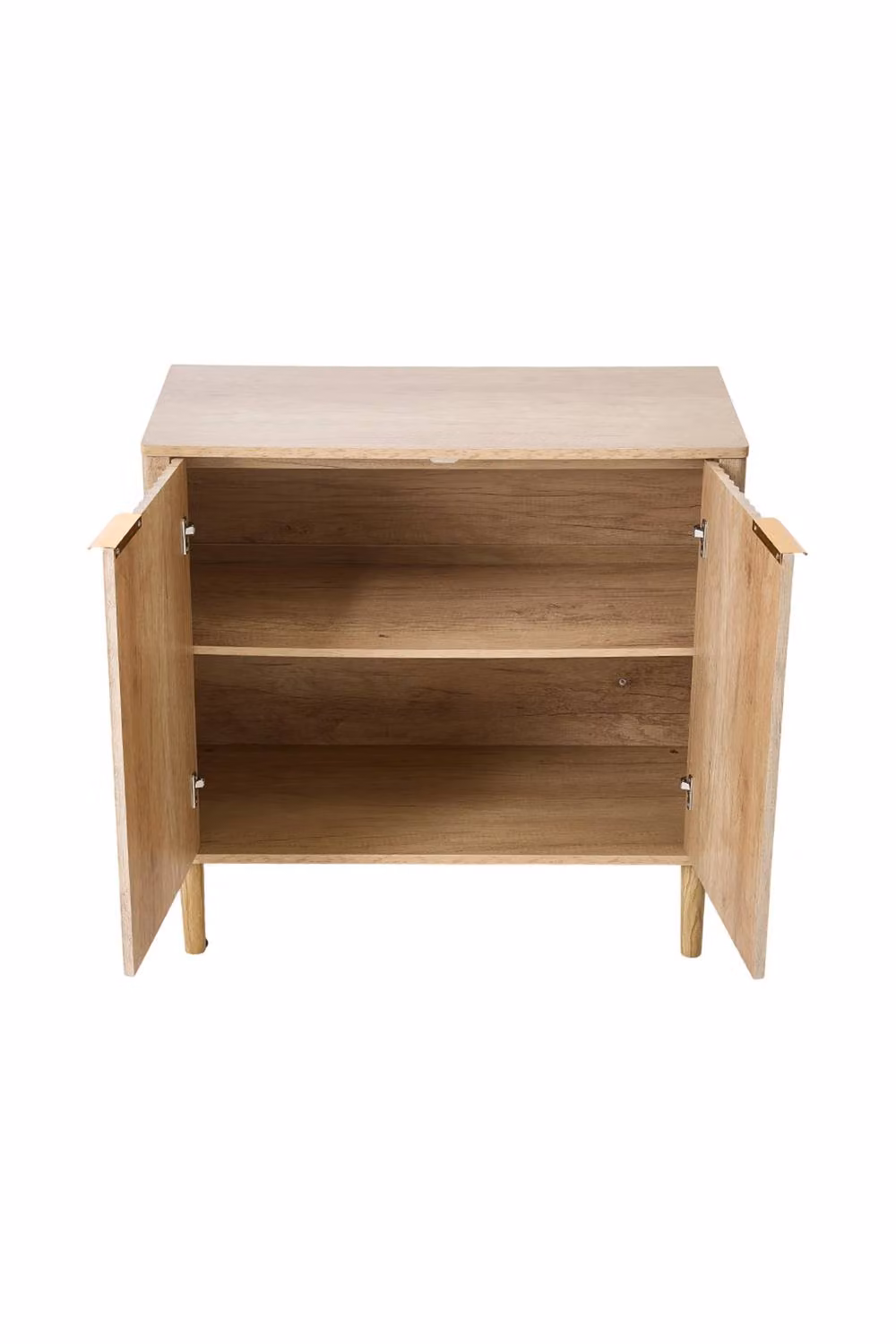 Living and Home Modern Sideboard with Double Doors and Adjustable Interior in Sand – 3
