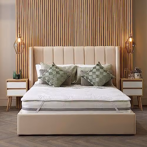 Snuggledown Luxurious Hotel Anti Allergy Mattress Topper, White, Single – 2