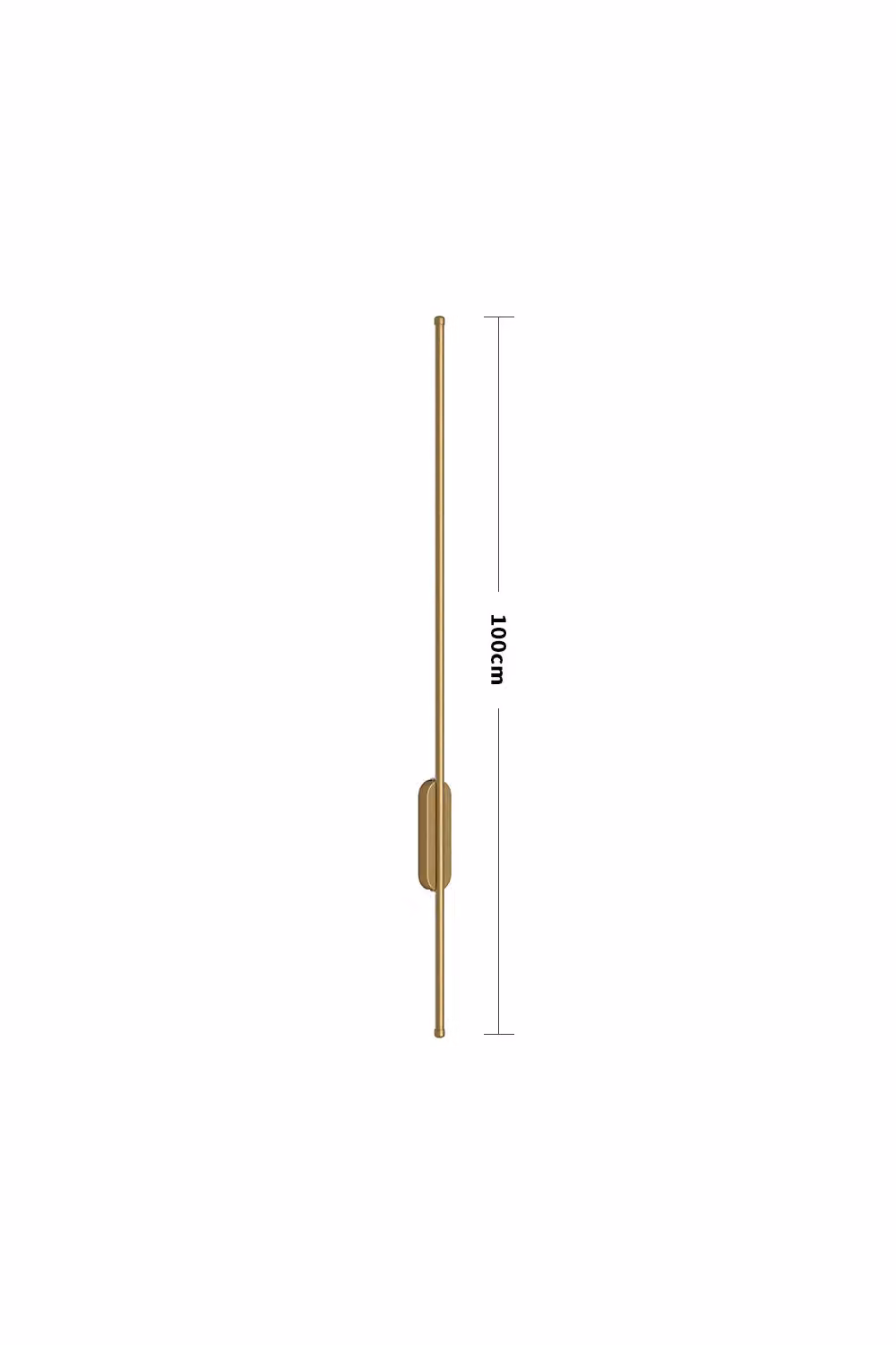 Living and Home Aluminium Linear LED Up and Down Wall Light in Gold/Brass with Cool White Light – 3