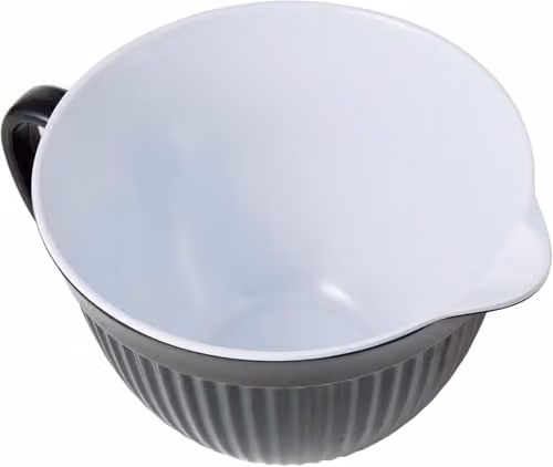 Zeal Melamine Mixing Bowl and Batter Jug with Pouring Spout and Non-Slip Base, Grey – 5