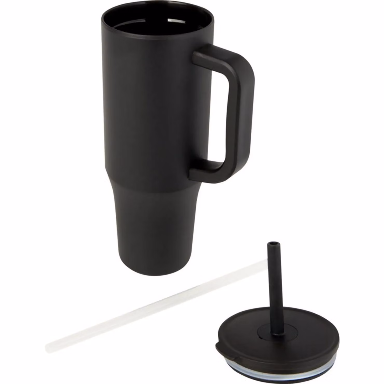 Floso Brady Insulated 900ml Mug with Straw in Black – 3
