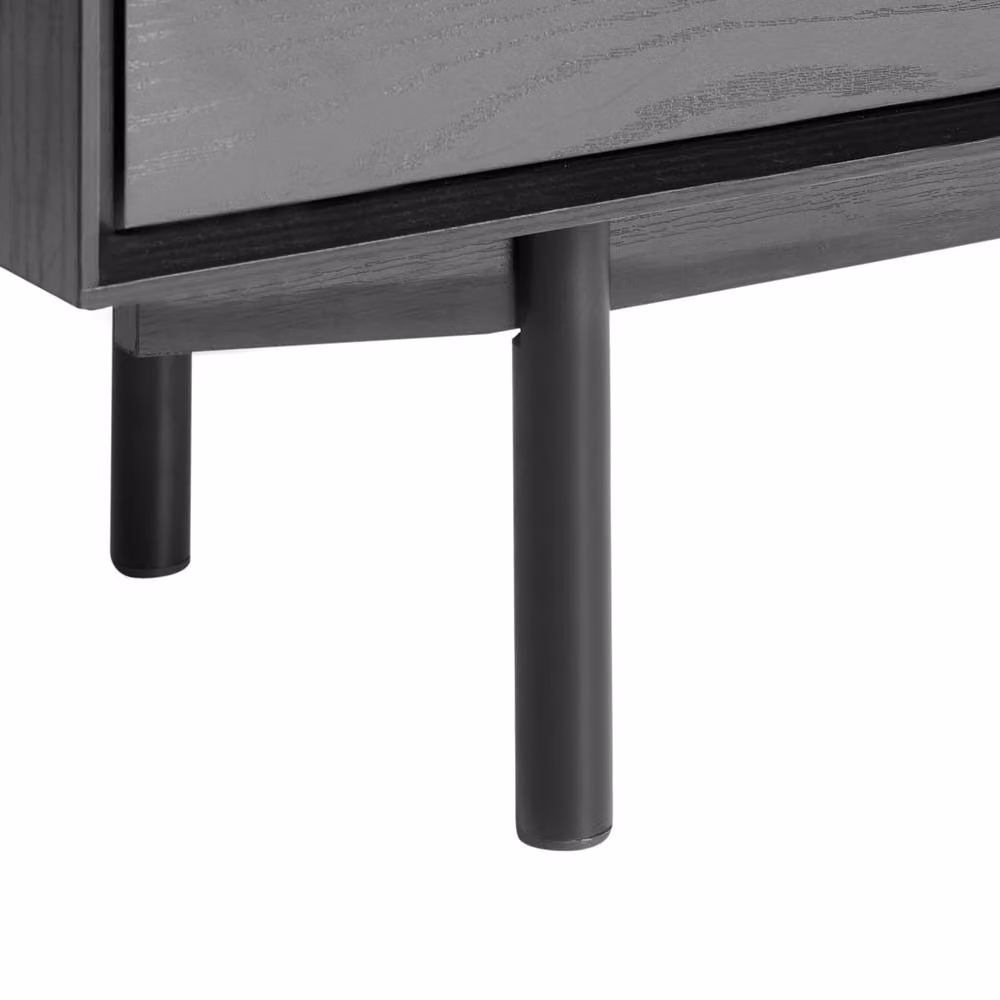 Wyld and Coco Everhome 6-Drawer Chest in Black MDF Modern Storage Unit – 5