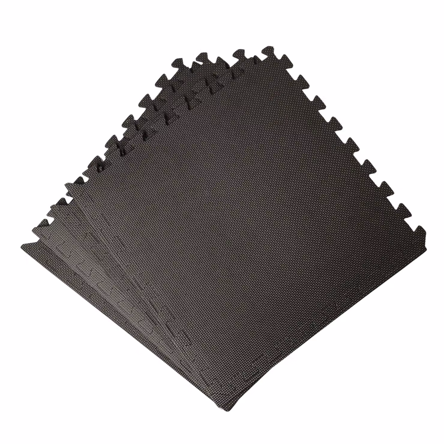 Samuel Alexander 4 Piece Black EVA Foam Protective Floor Tiles, W/D: 60 x 60 cm – 3