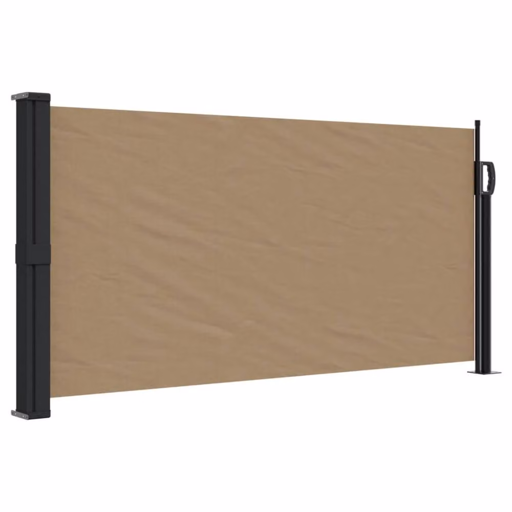 Berkfield Home Retractable Side Awning in Taupe, W/H: 300 x 100 cm – 2