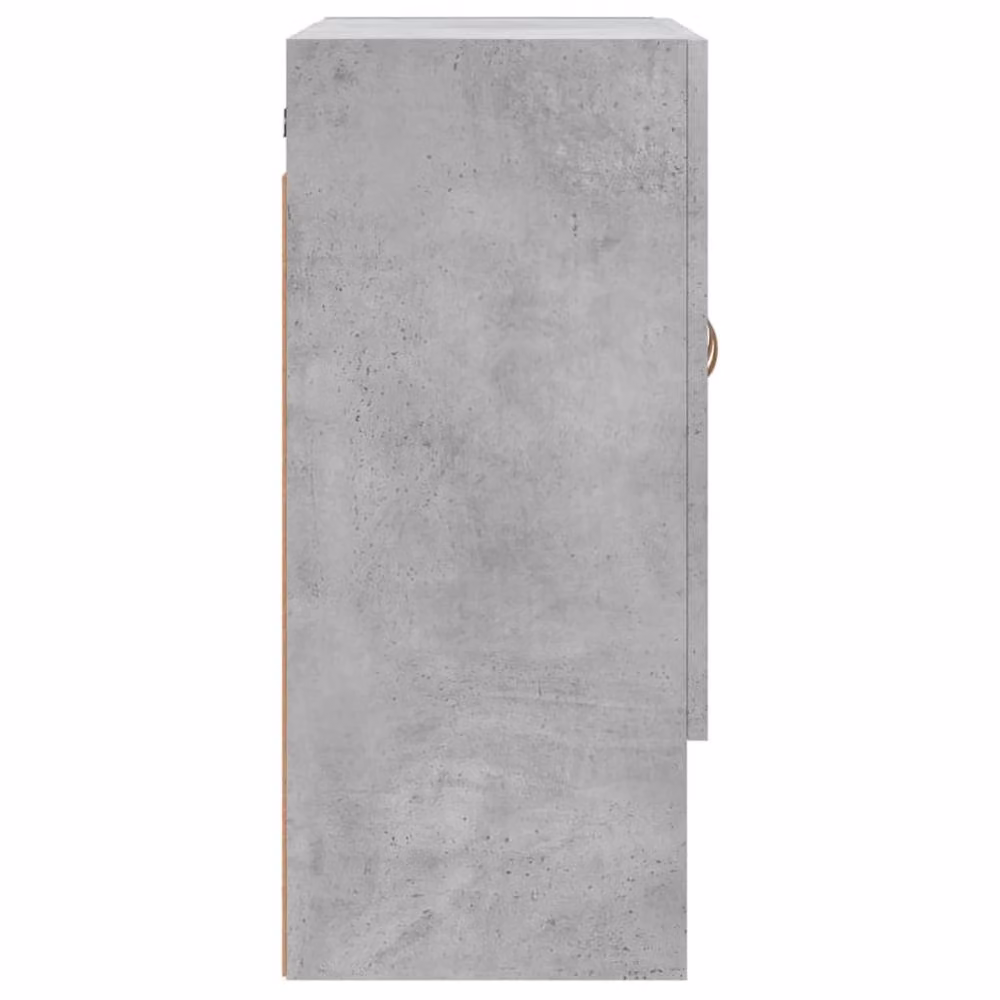 Berkfield Home Wall Mounted Cabinet in Grey, W: 60 cm, D: 31 cm, H: 70 cm – 3