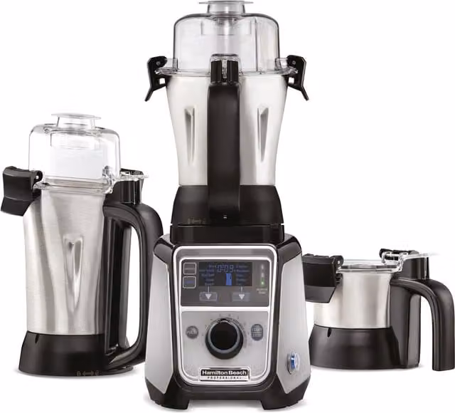 Hamilton Beach Professional Juicer Mixer Grinder in Silver Stainless Steel