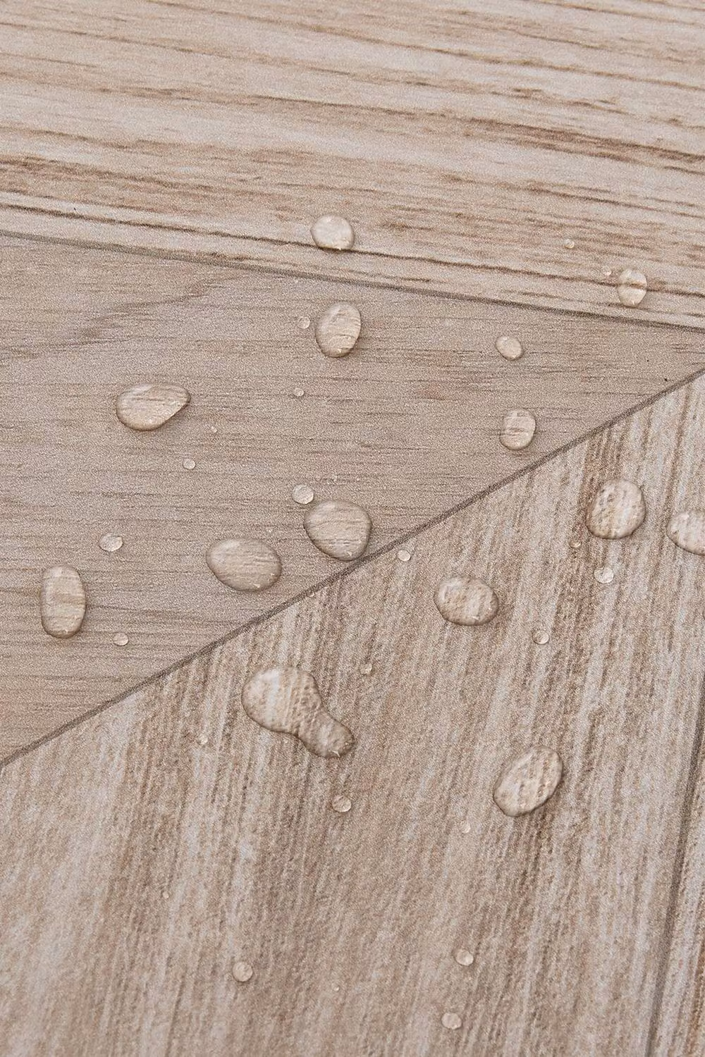 Living and Home Self-Adhesive PVC Wood Effect Flooring Sticker in Light Brown, W: 0.6 m, L: 3 m – 2