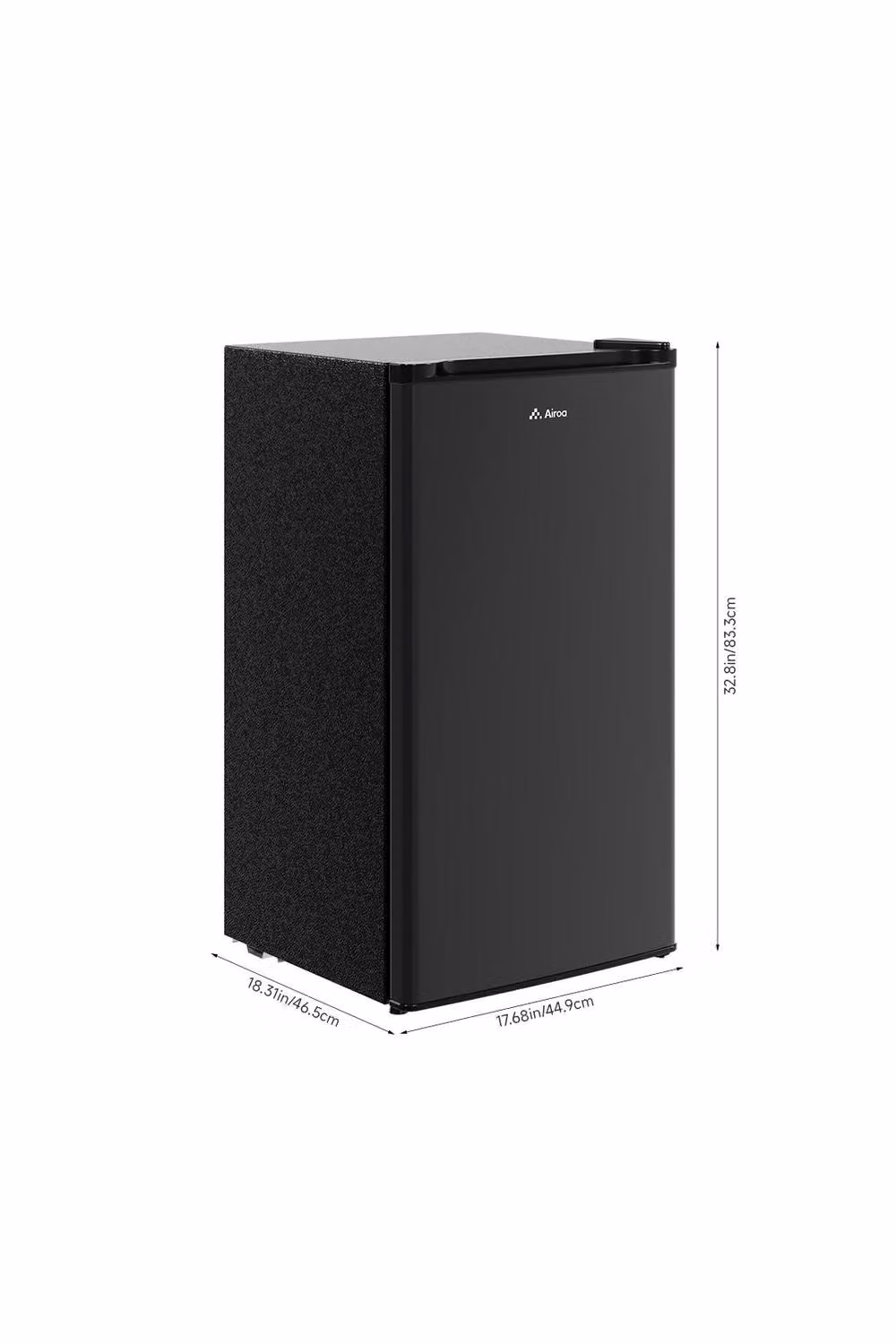 Living and Home 83L Freestanding Compressor Refrigerator with 9L Freezer Box in Black – 6