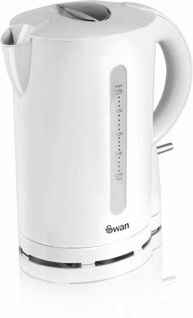 Swan 1.7 Litre Jug Kettle in White