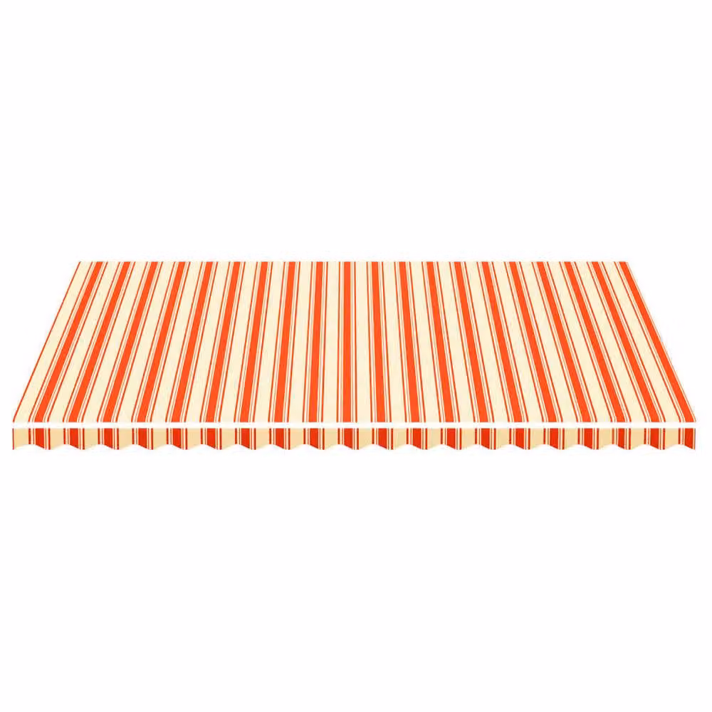 Berkfield Home Replacement Awning Fabric in Yellow and Orange, Polyester, 5 x 3.5 m – 2